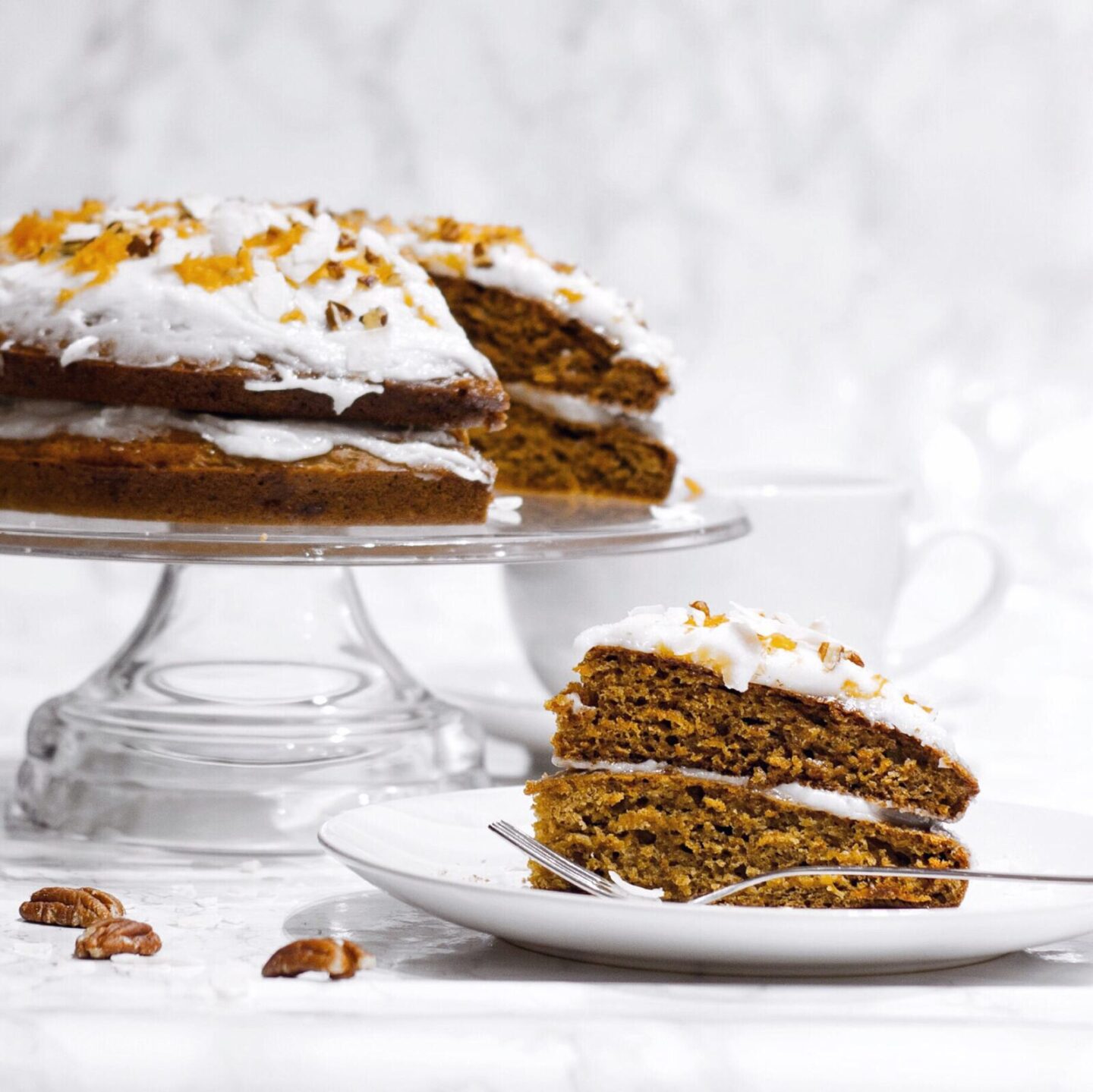 Vegan Carrot Cake Recipe - Romy London | Vegan Recipes