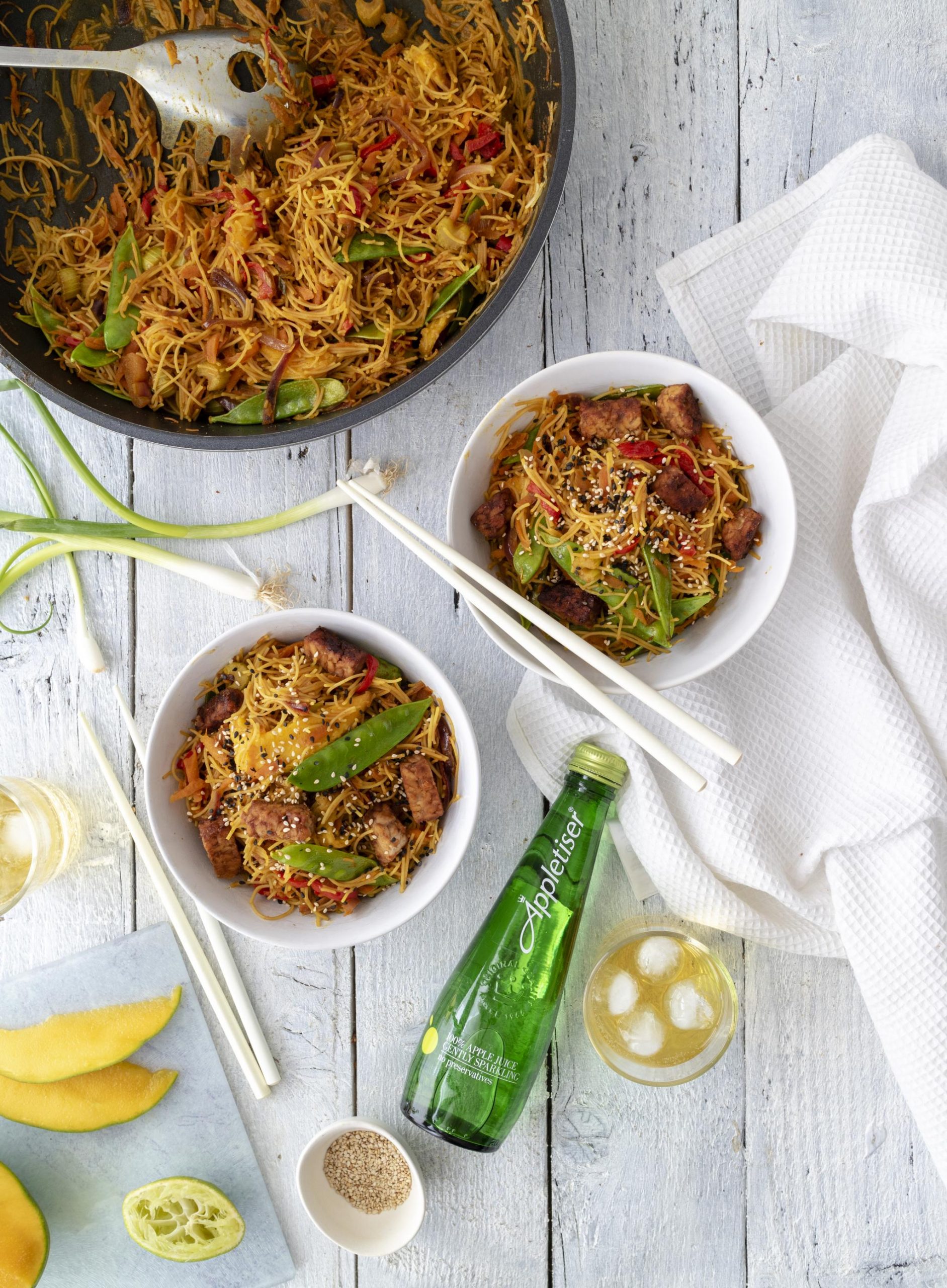 Vegan Singapore Noodles