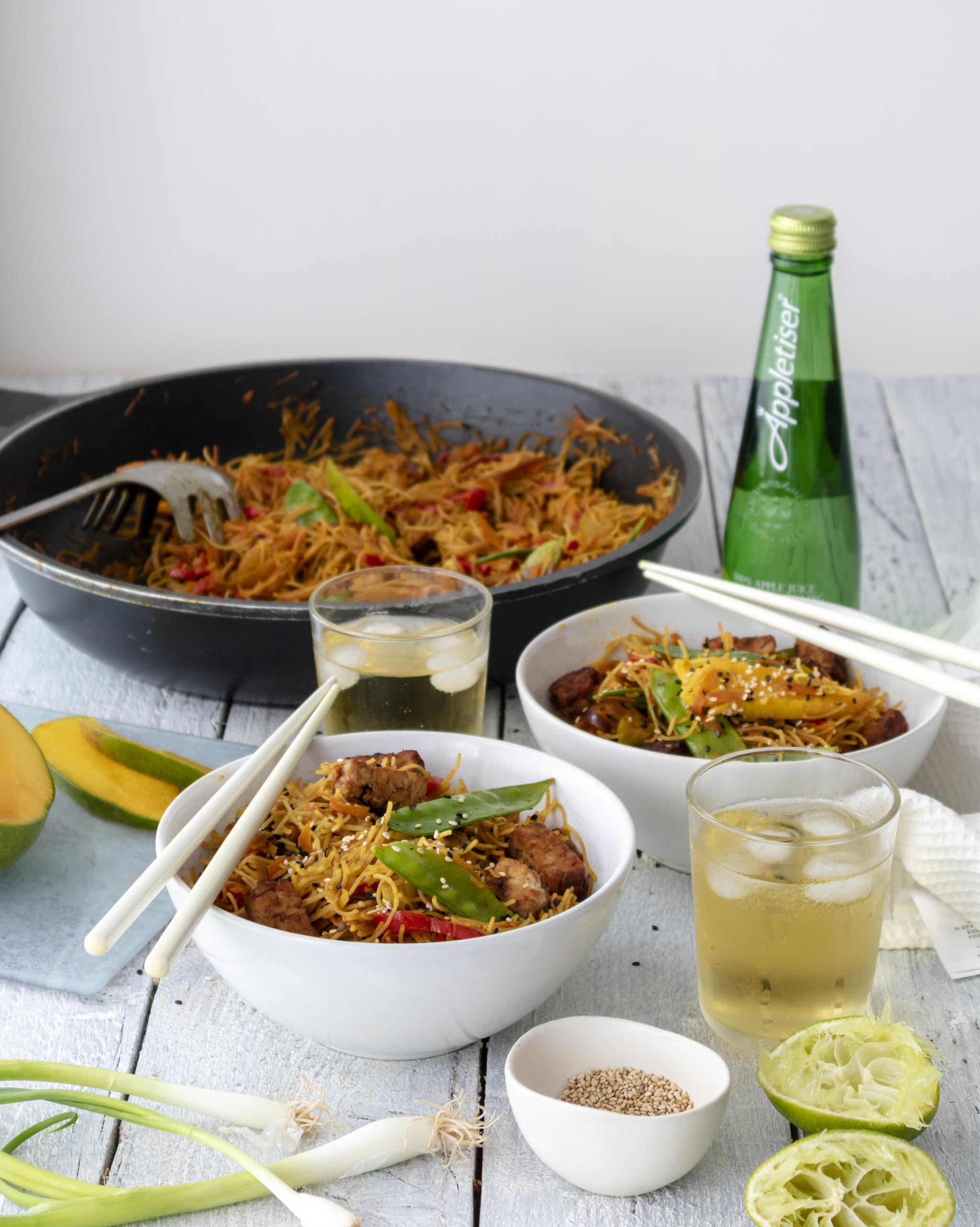 Vegan Singapore Noodles