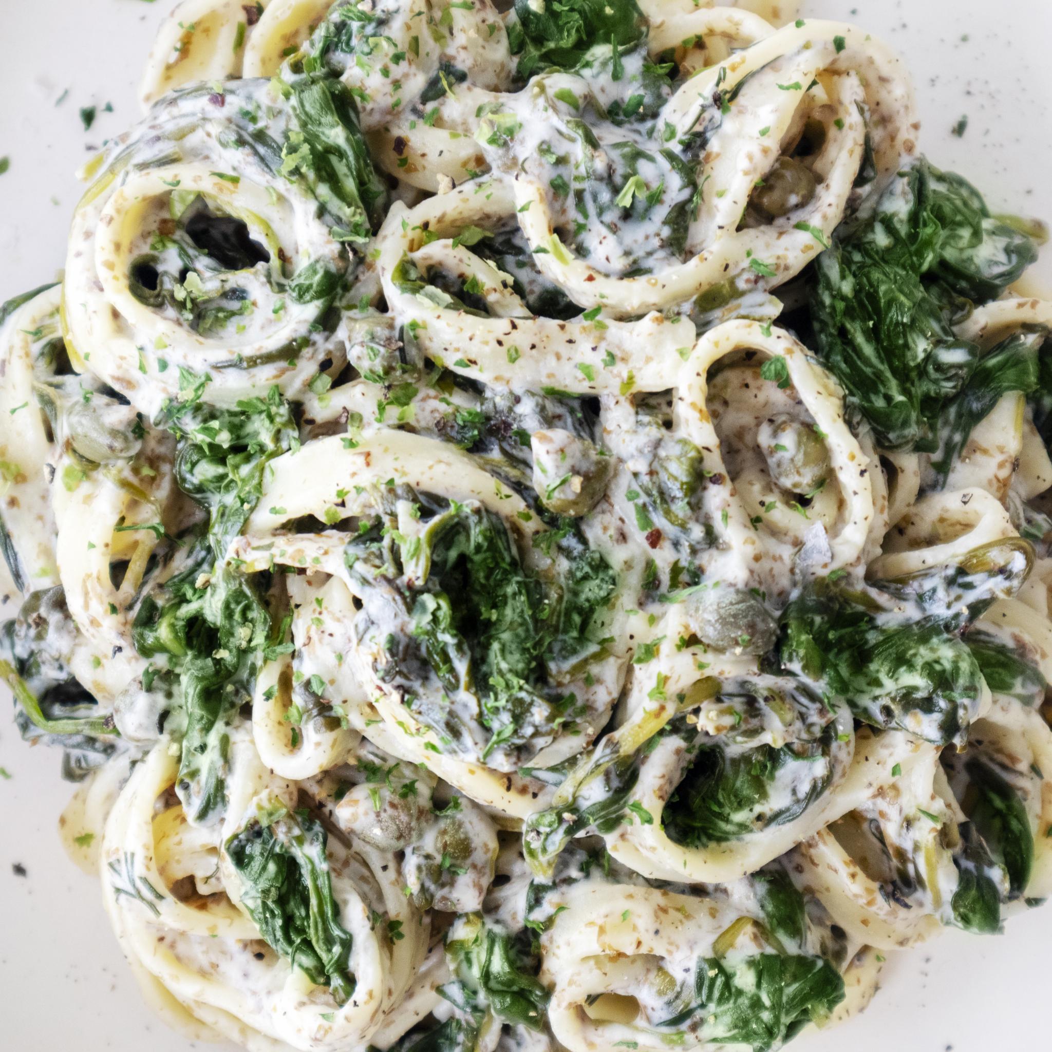Festive Vegan Seafood Pasta Recipe Vegan Christmas Festive Vegan Seafood Pasta Recipe Vegan Christmas