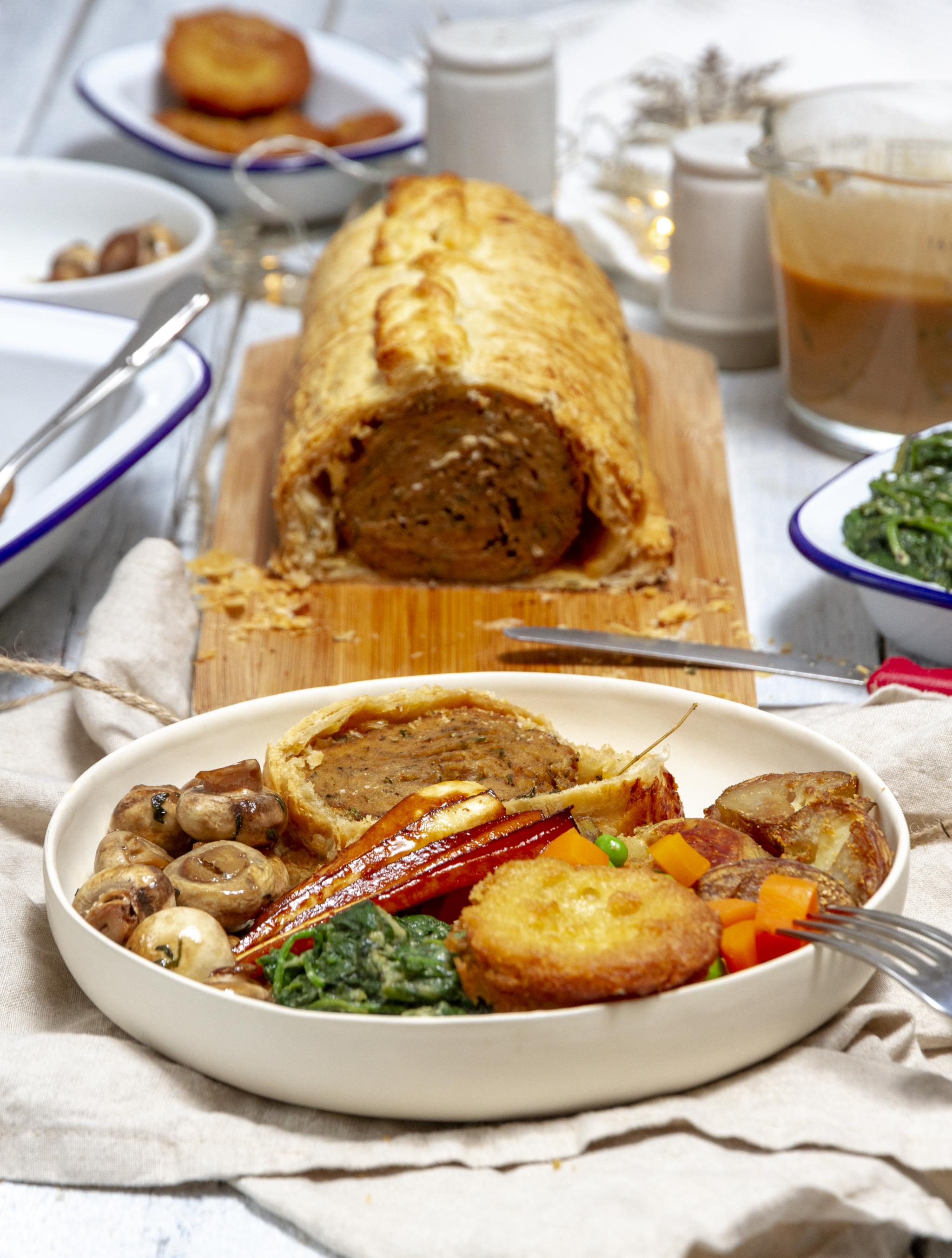 Festive Vegan Seitan Wellington Recipe