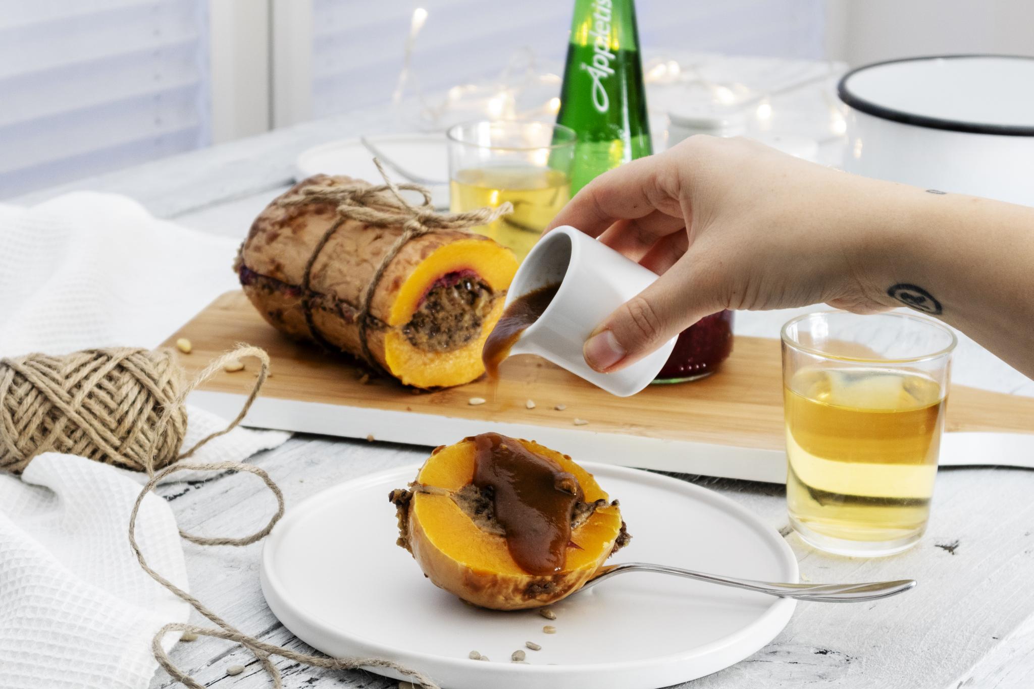 Stuffed Butternut Squash Roast Recipe