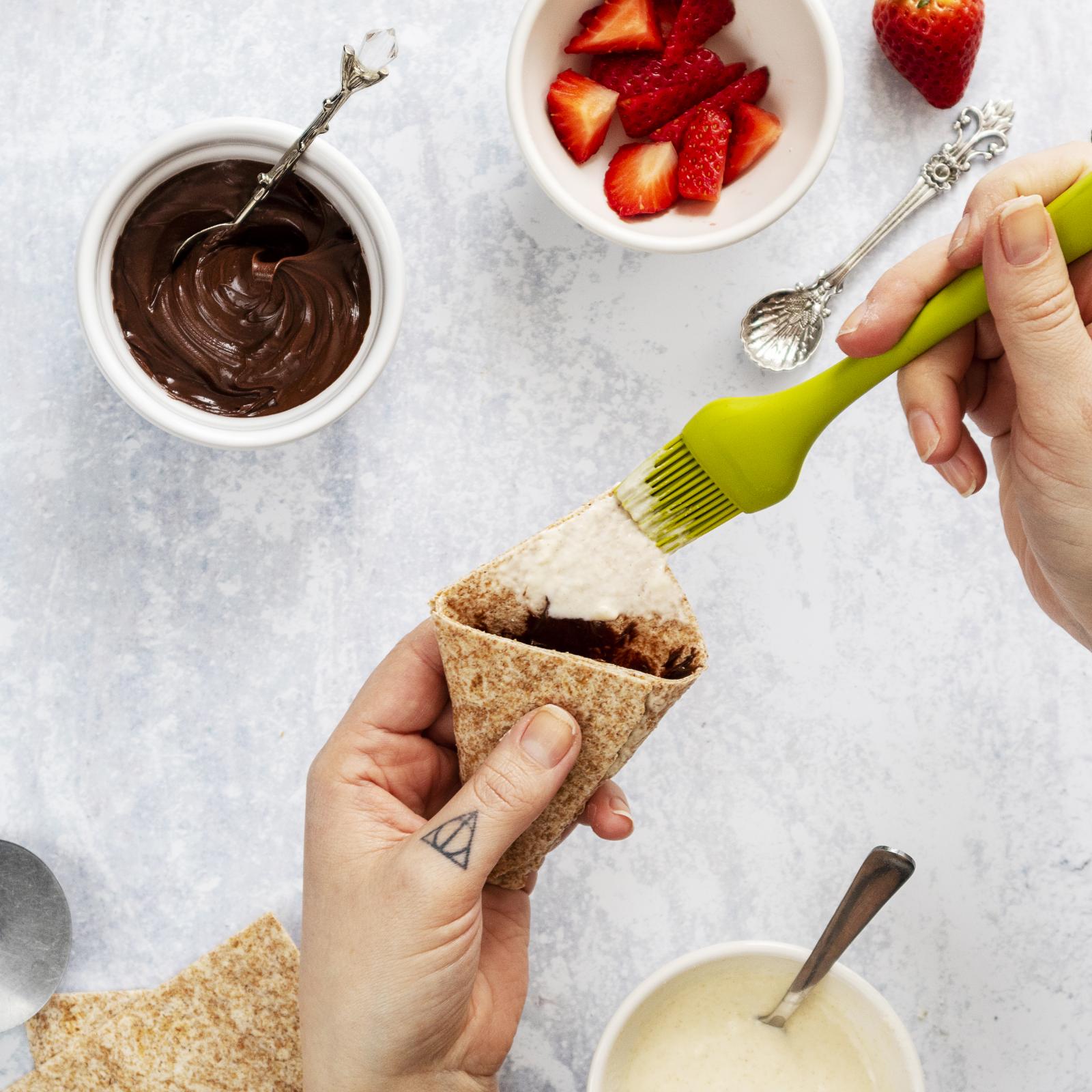 Vegan Chocolate Samosas