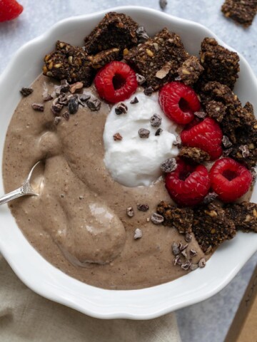 Chocolate Protein Smoothie Bowl