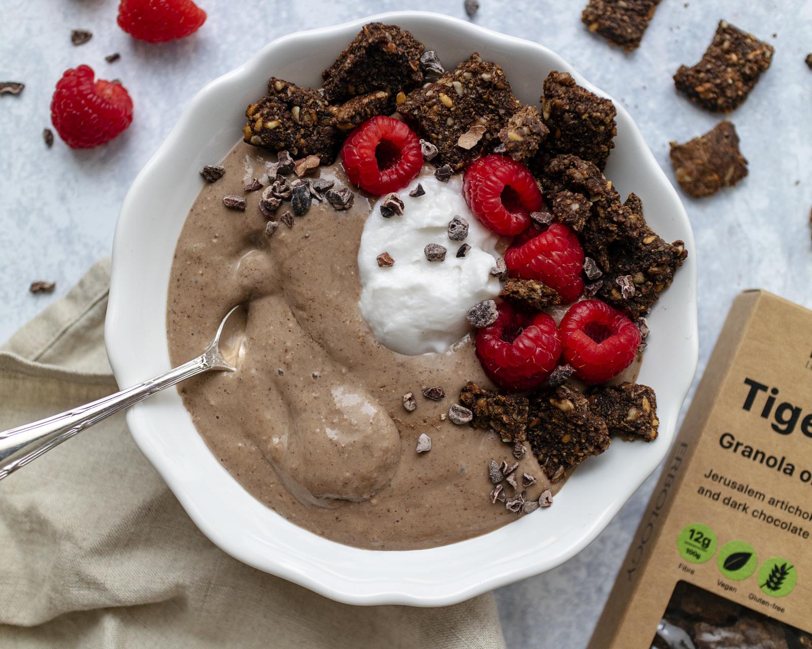 Chocolate Protein Smoothie Bowl-image