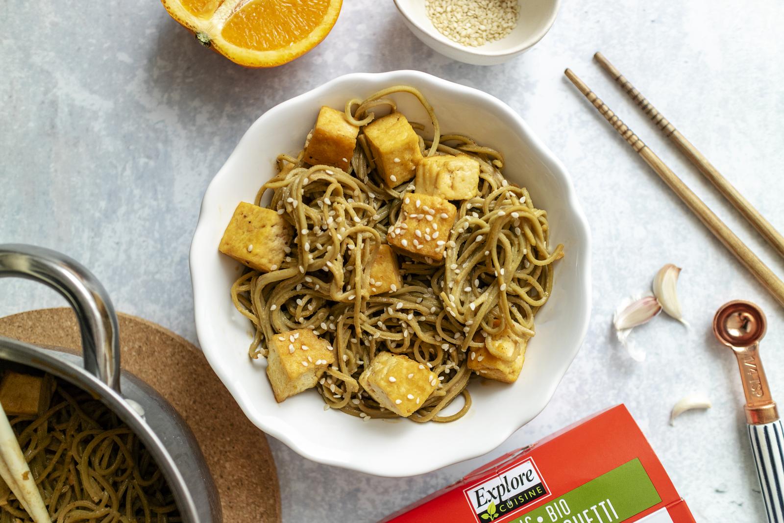 Simple Sesame Noodles (Vegan & High Protein) Simple Sesame Noodles (Vegan & High Protein)