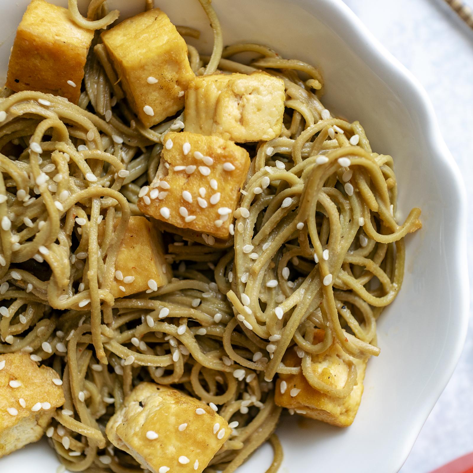 Simple Sesame Noodles (Vegan + High Protein)