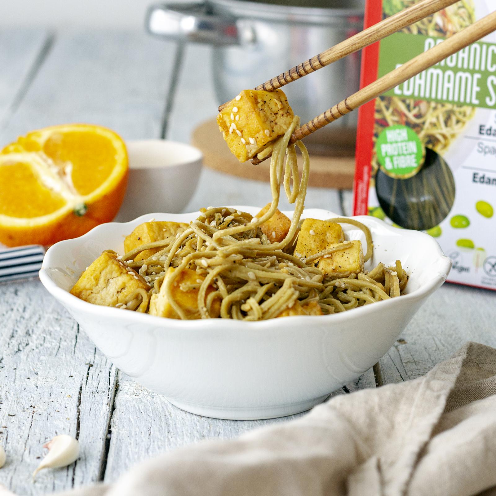 Simple Sesame Noodles (Vegan & High Protein)