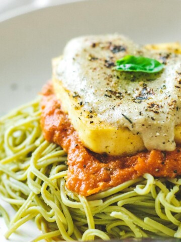 Vegan Tofu Parmigiana (High Protein)