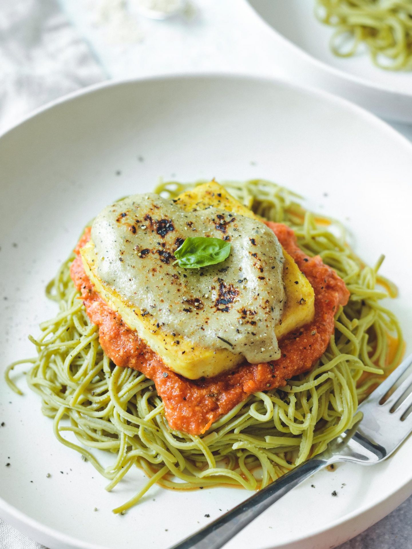 Vegan Tofu Parmigiana (High Protein)