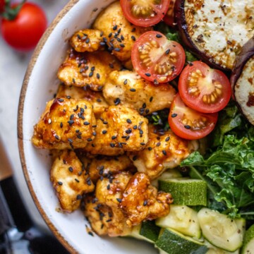 Sticky Balsamic Tofu
