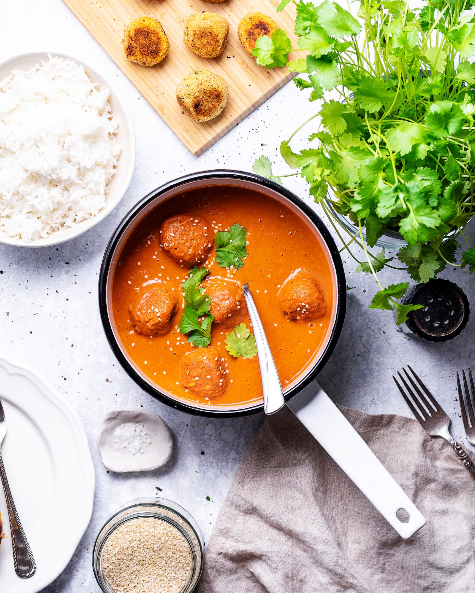 Vegan Falafel Curry