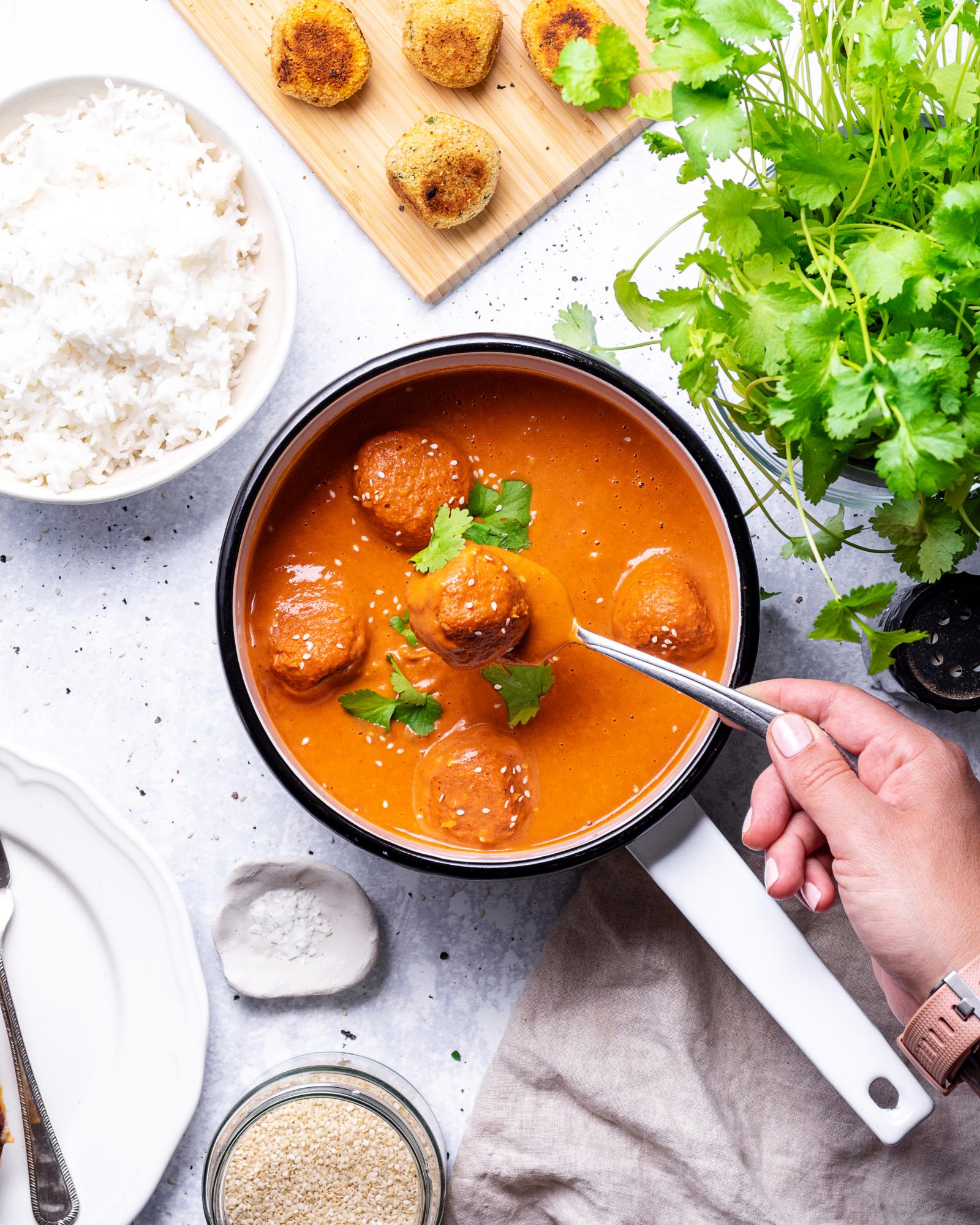 Vegan Falafel Curry