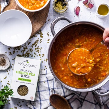Easy Vegan Orzo Soup