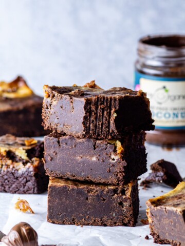 Vegan Chocolate Swirl Brownies