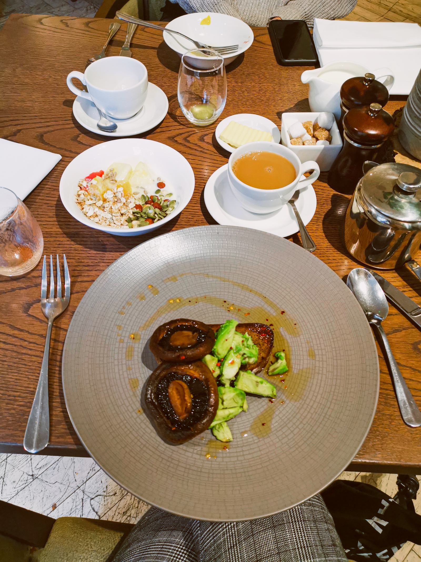 Vegan Breakfast at Carey's Manor Hotel Brockenhurst New Forest