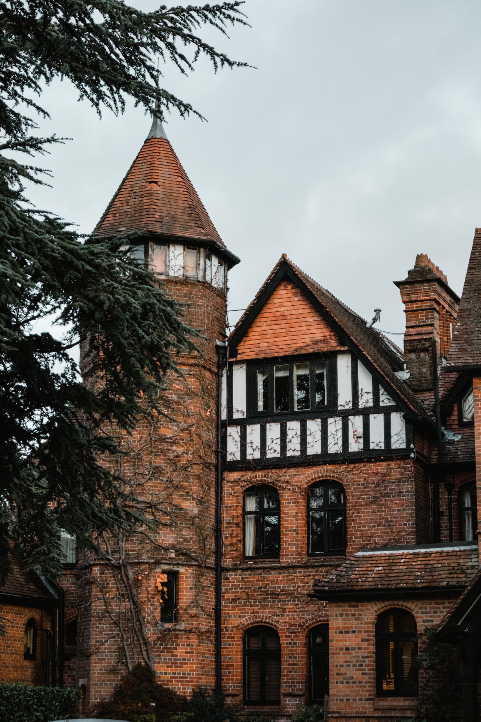 Carey's Manor Hotel Brockenhurst Vegan Spa Break UK, New Forest Spa Break, view of the front of the main hotel building