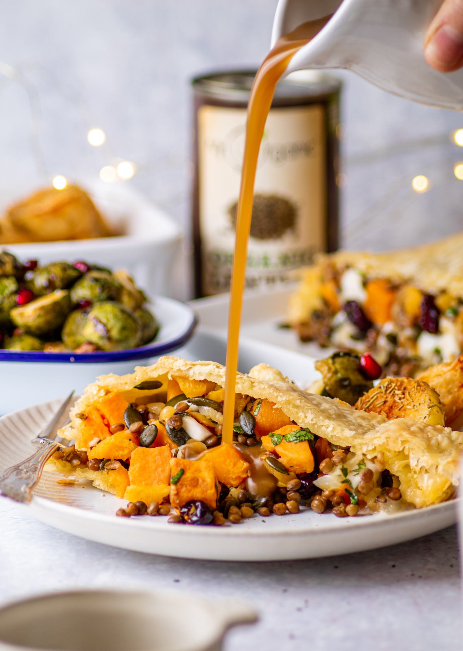 Festive Vegan Lentil Wellington