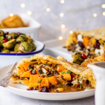 Festive Vegan Lentil Wellington