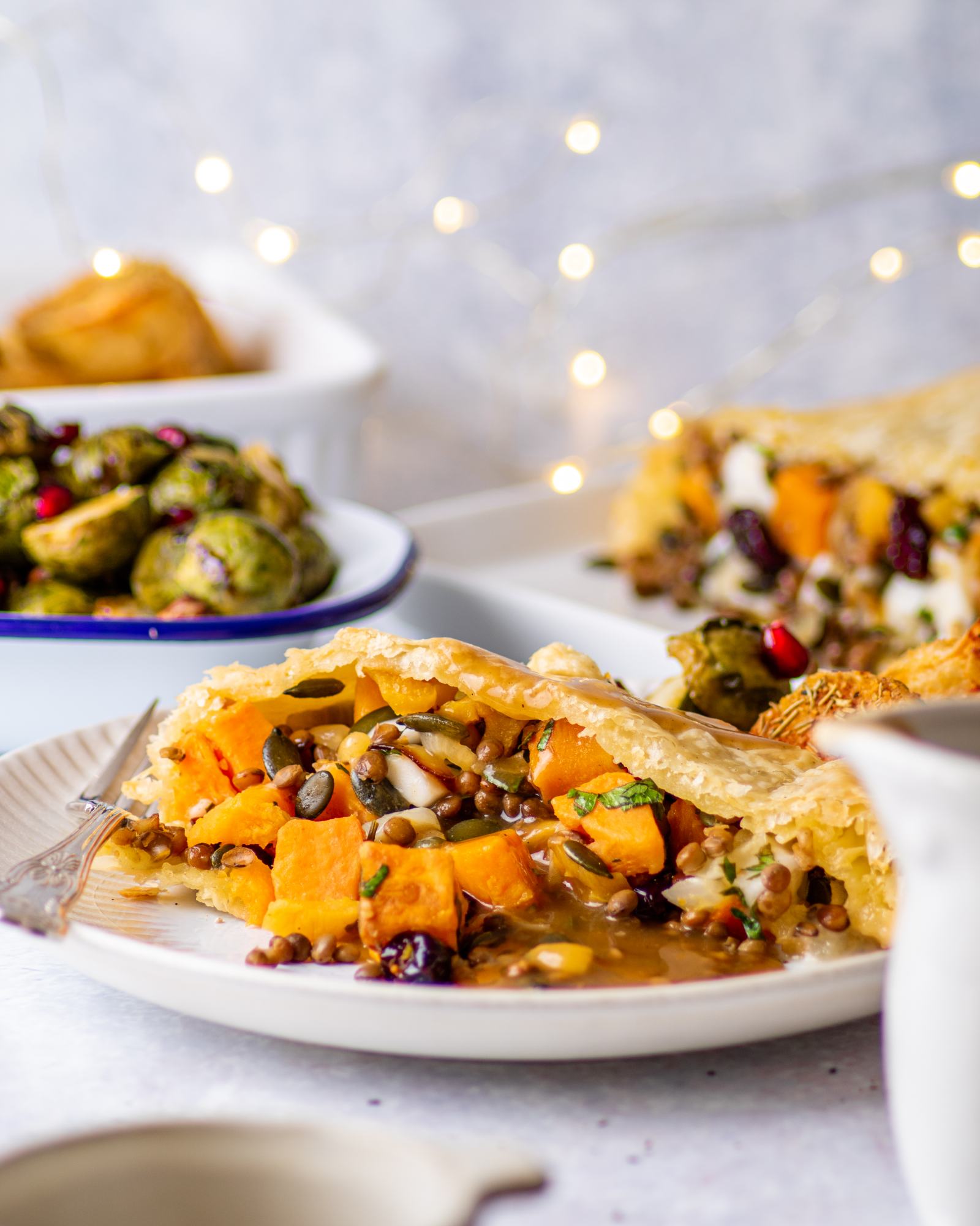 Festive Vegan Lentil Wellington