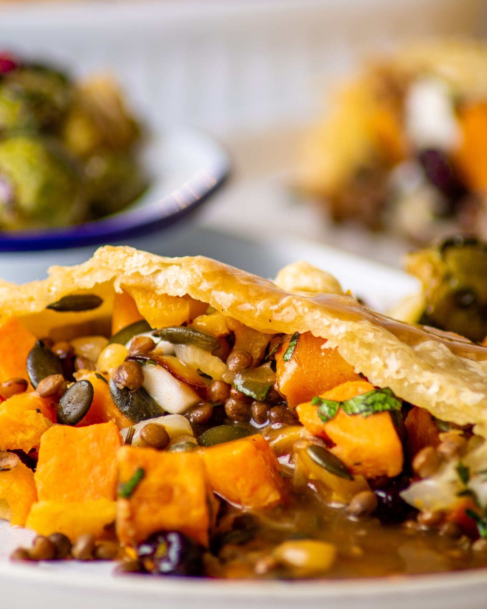 Festive Vegan Lentil Wellington