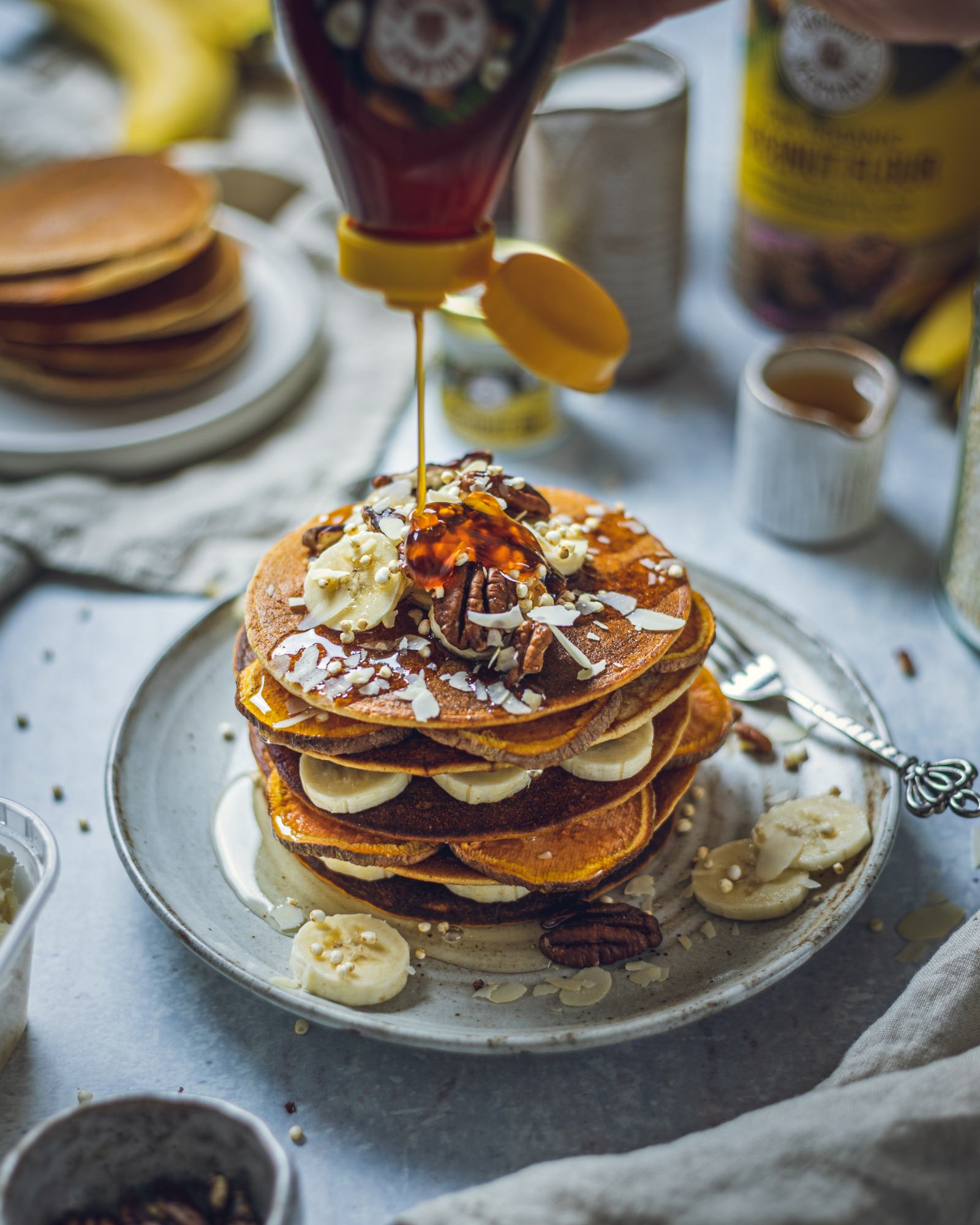 Easy Coconut Pancakes (Vegan & Gluten Free)