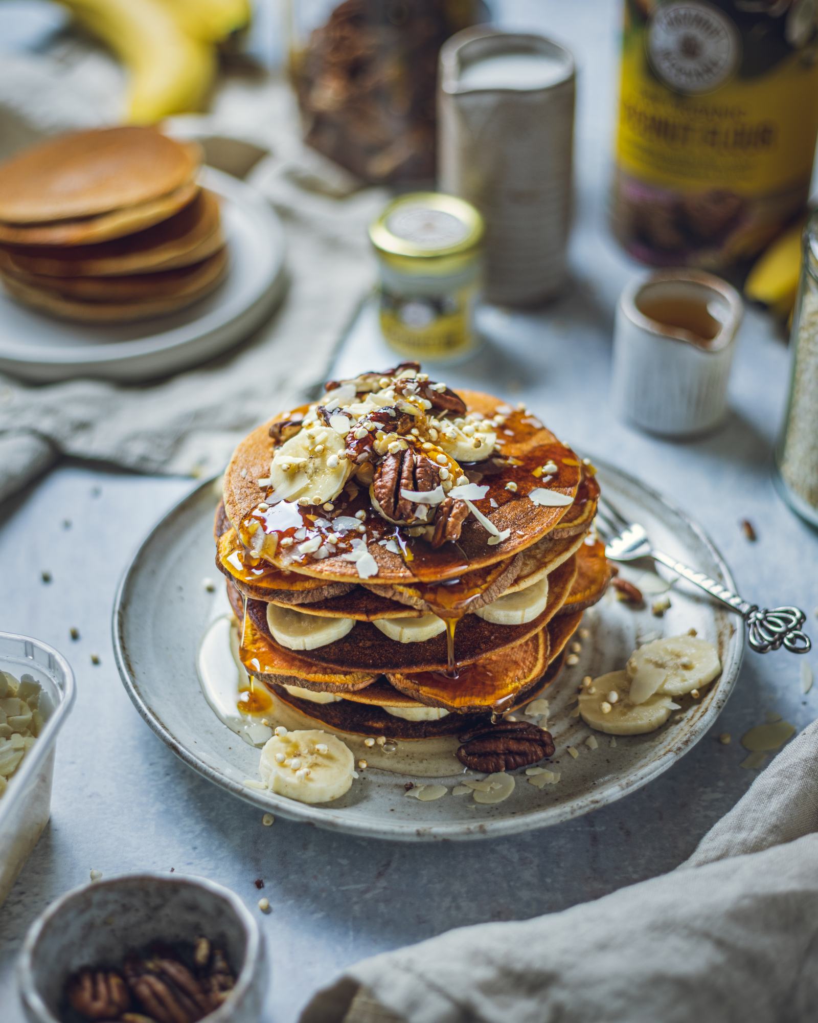 Easy Coconut Pancakes (Vegan & Gluten Free)