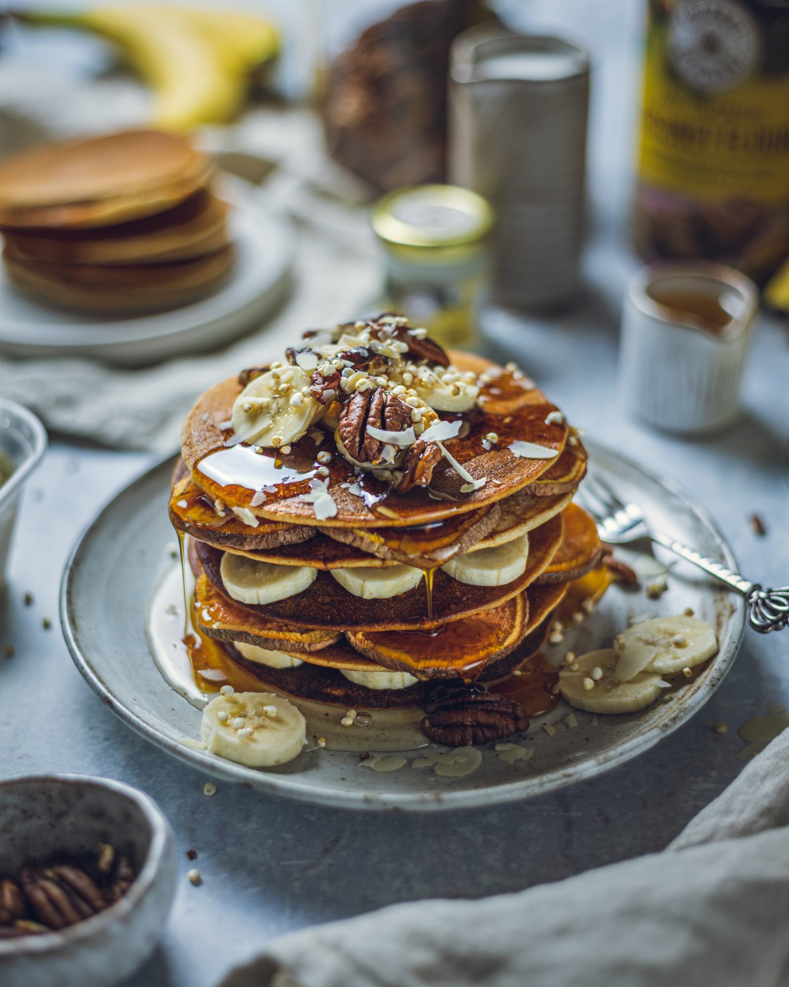 Easy Coconut Pancakes (Vegan & Gluten Free)