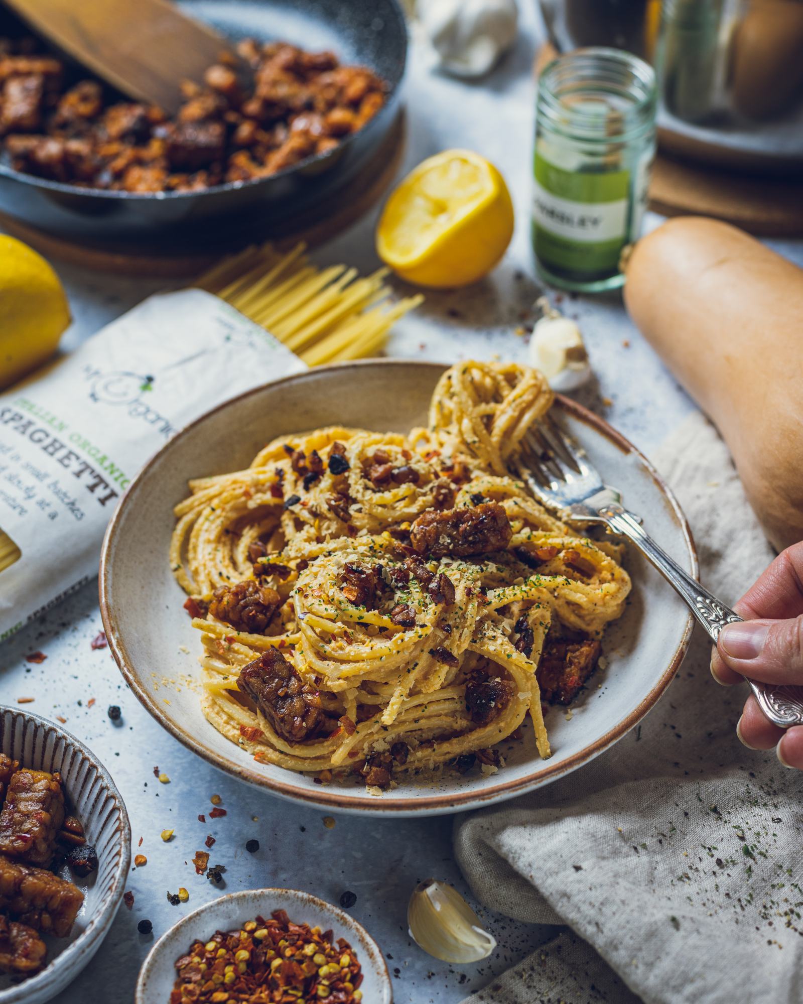 Vegan Butternut Squash Pasta