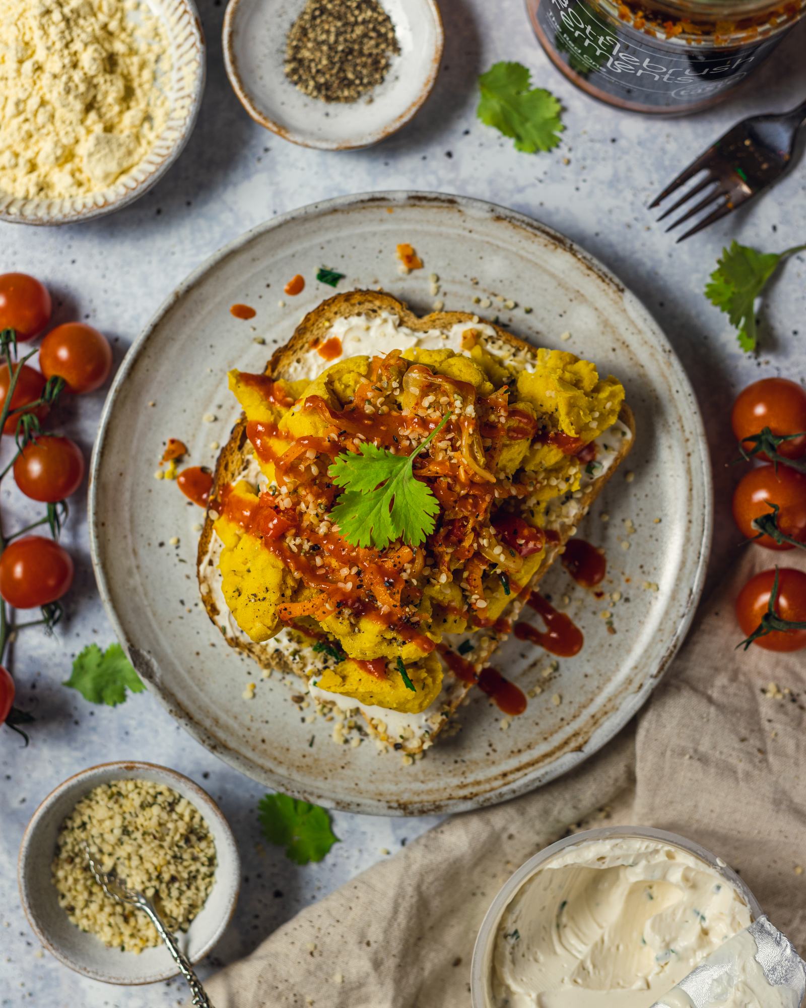 Easy Vegan Scrambled Egg (No Tofu)