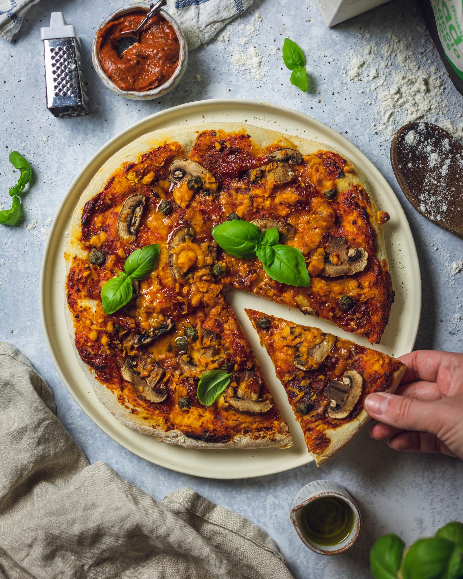 Basic Vegan Pizza Dough