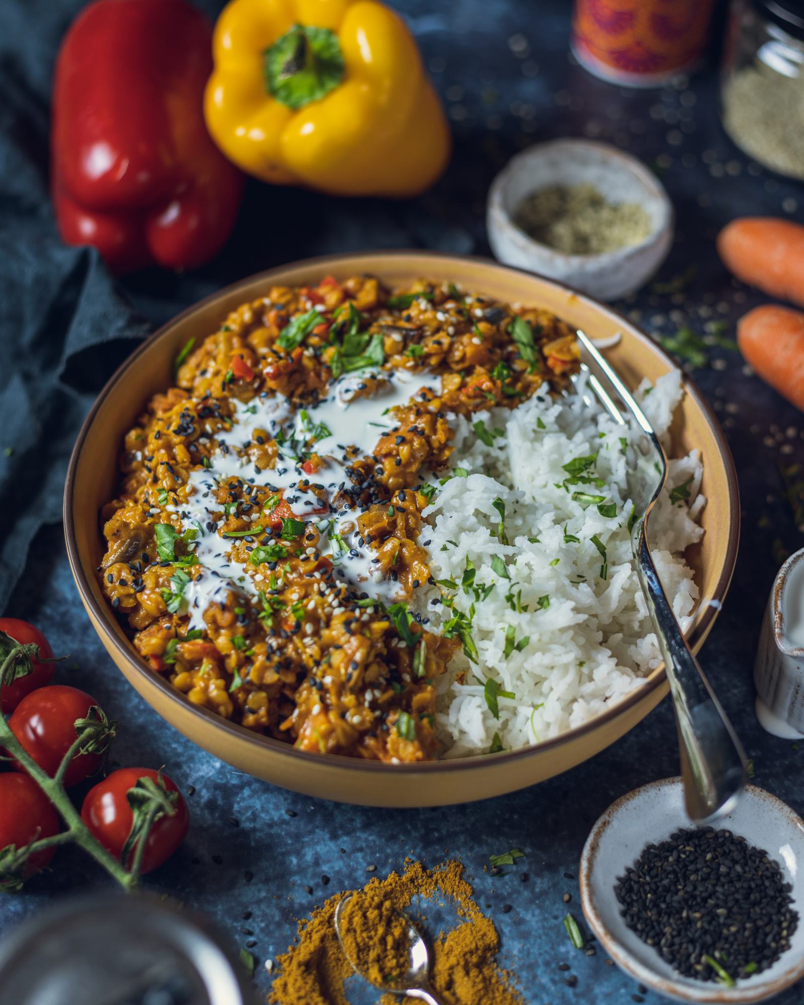 Easy Vegan Red Lentil Dhal Recipe