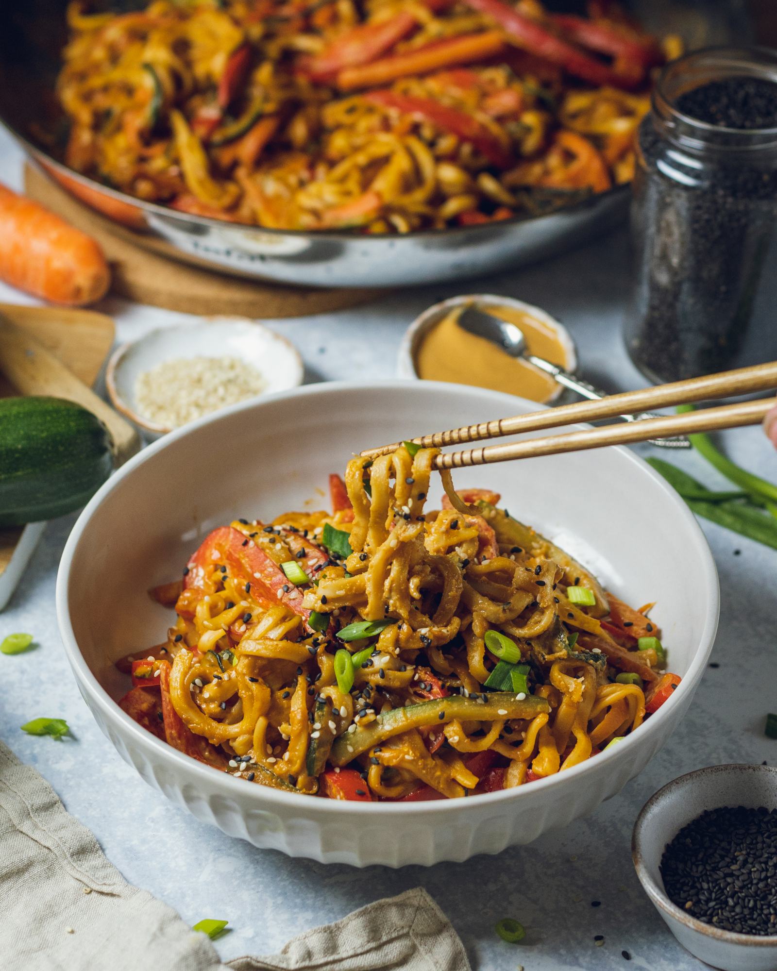 Vegan Peanut Noodles Recipe