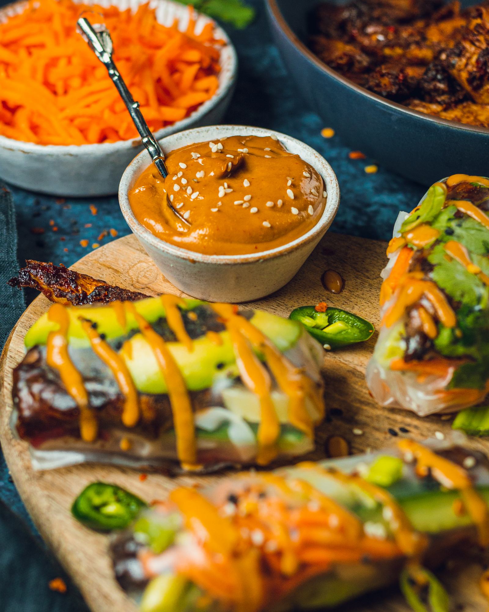 Simple Vegan Summer Rolls Simple Vegan Summer Rolls