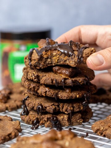 Chocolate Almond Protein Cookies (Low Carb)