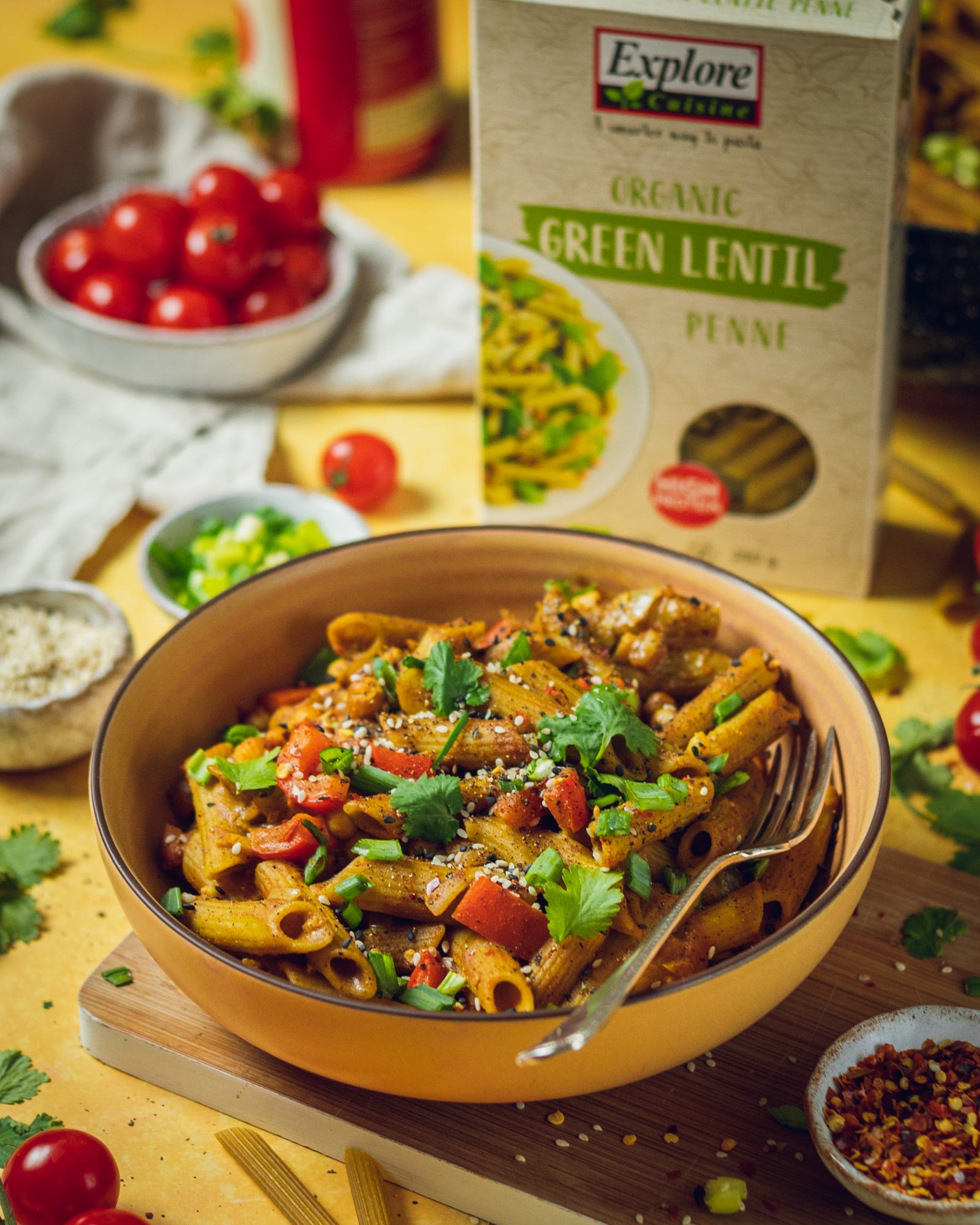 One Pot Coconut Curry Pasta