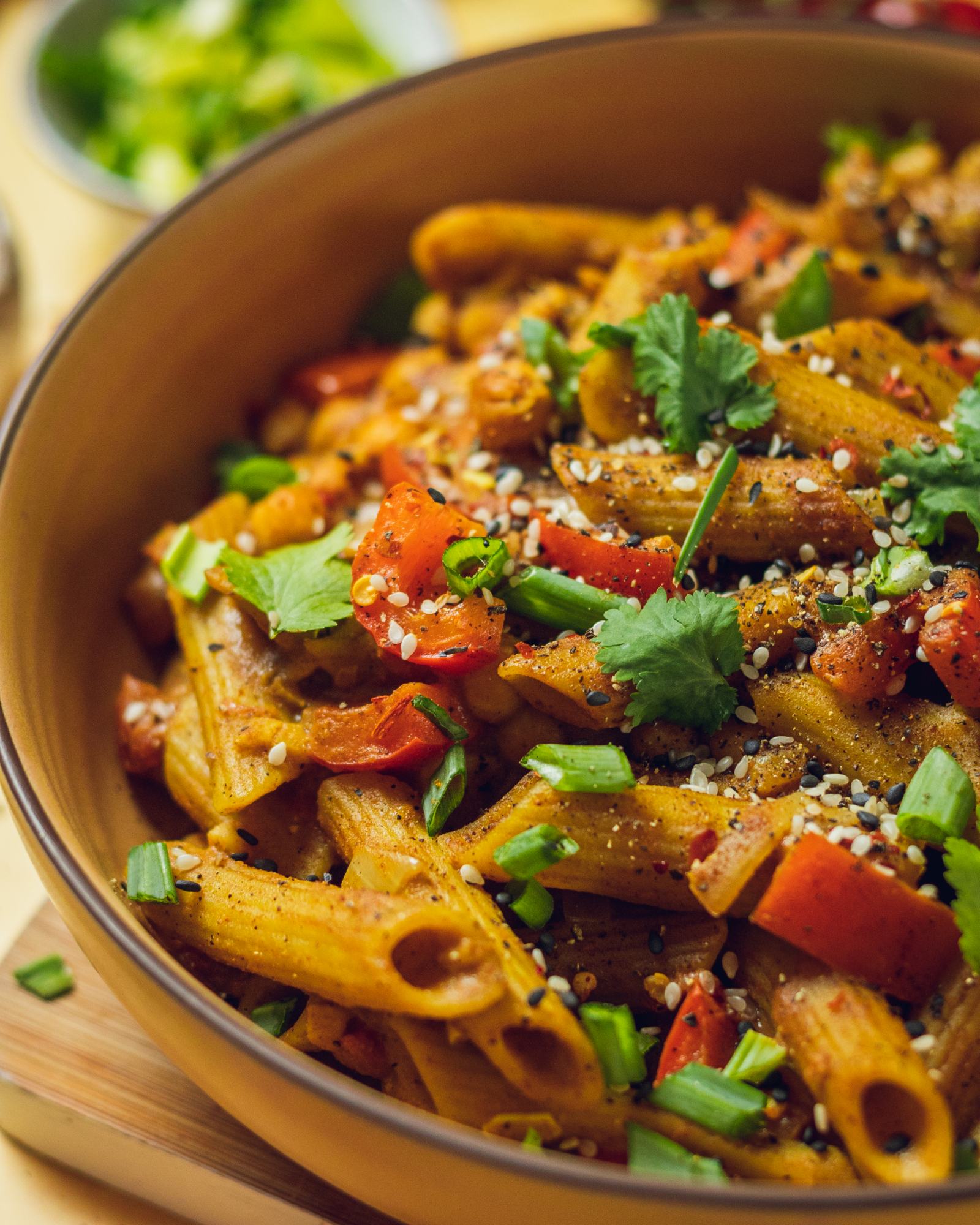 One-Pot Coconut Curry Pasta - Romy London