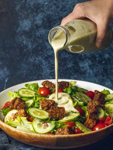 Easy Vegan Caesar Salad Dressing