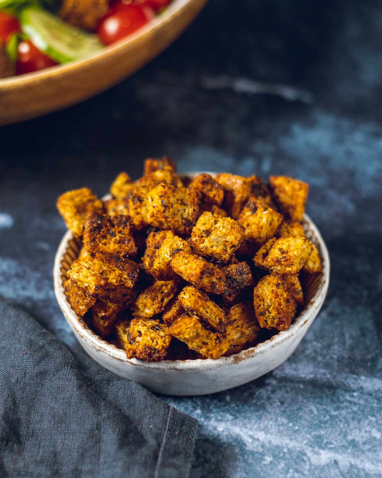 Garlic and Herb Croutons-image