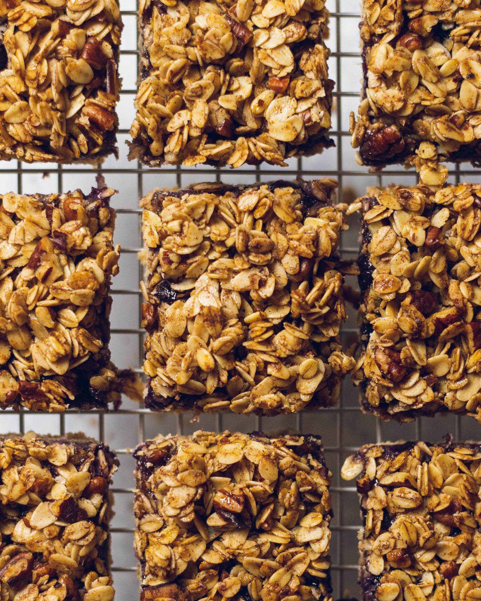 Blueberry Oat Crumble Bars