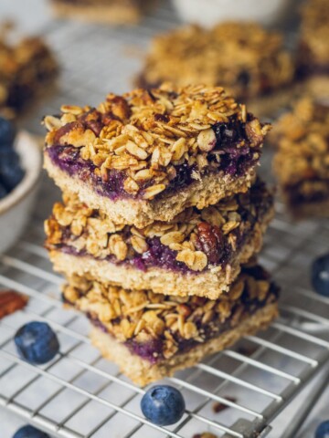 Blueberry Oat Crumble Bars