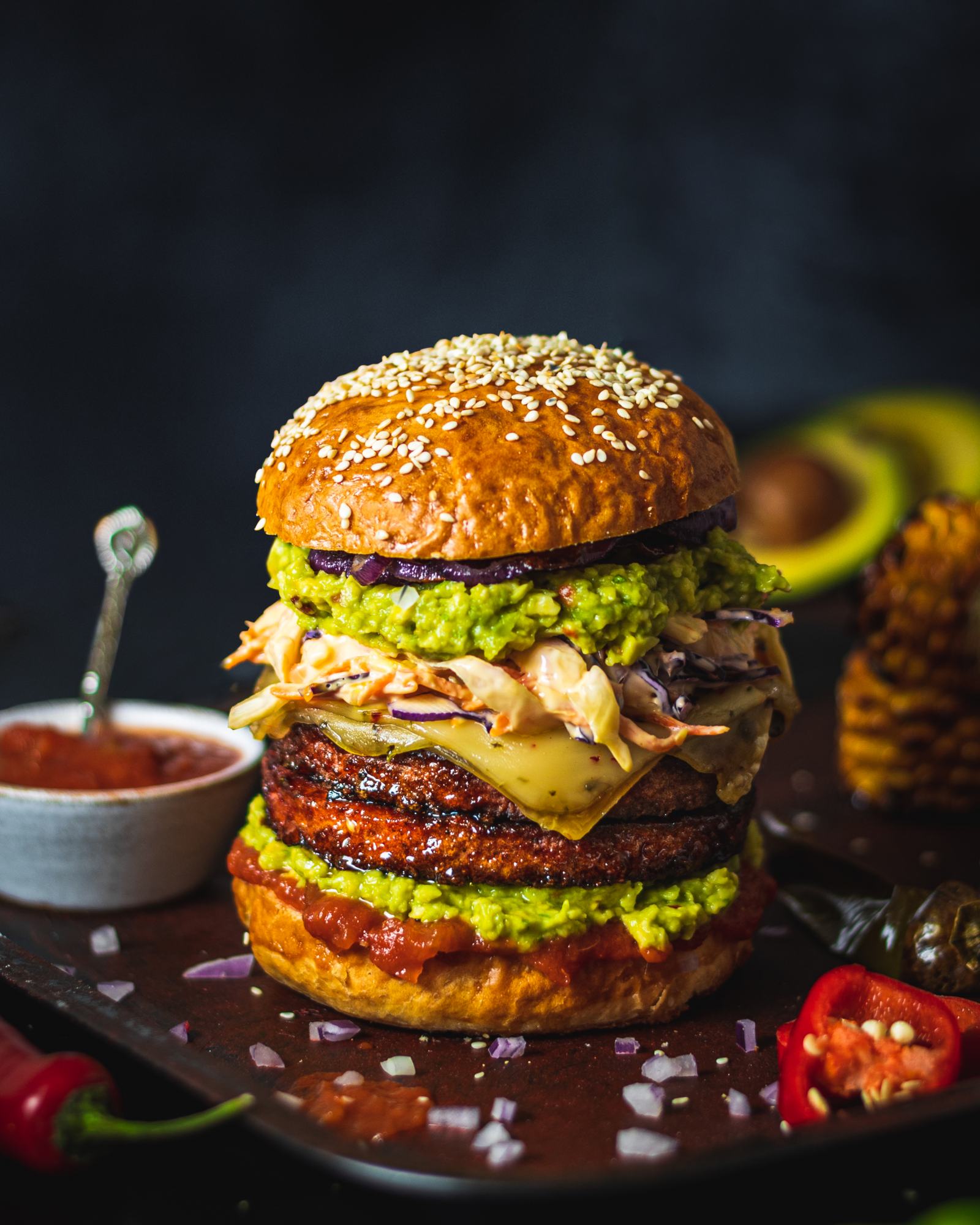 Homemade Vegan Burger Buns