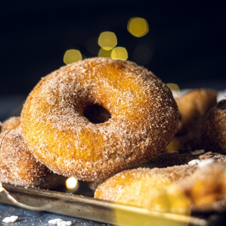 Vegan Donut Recipe with Cinnamon Sugar