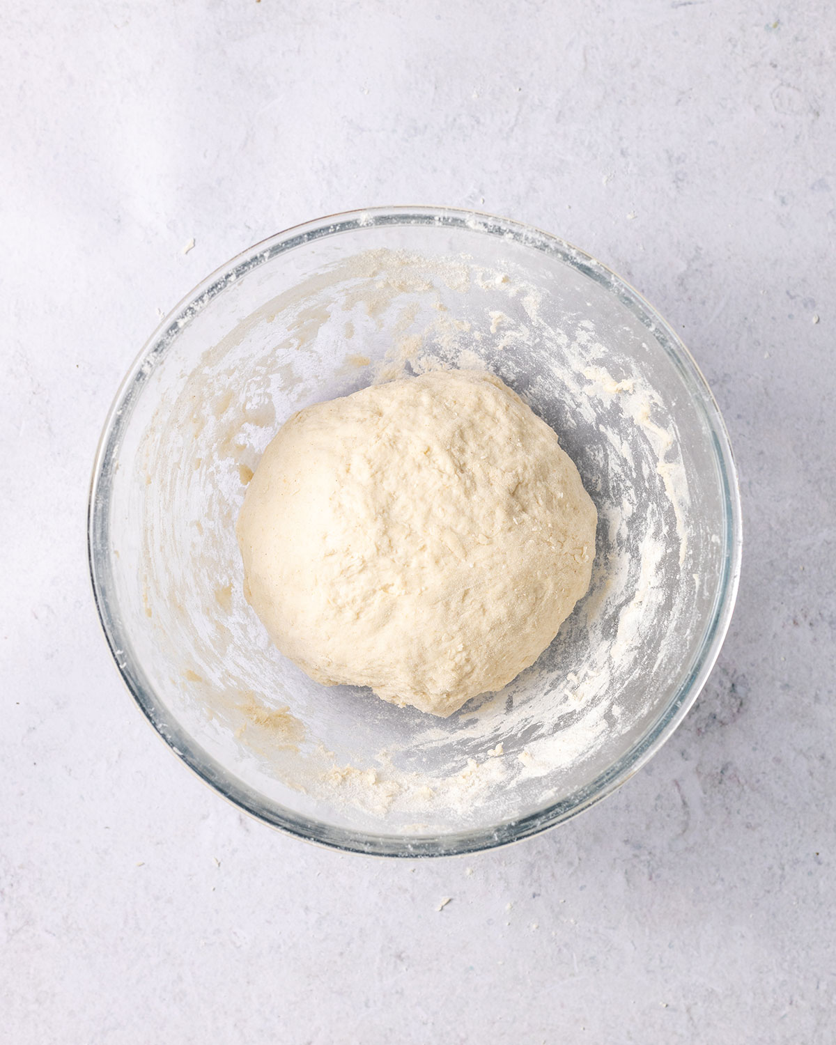 dough ball in a bowl