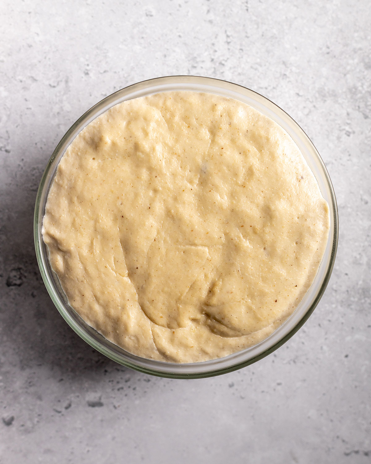 cheese curd mix resting in a bowl