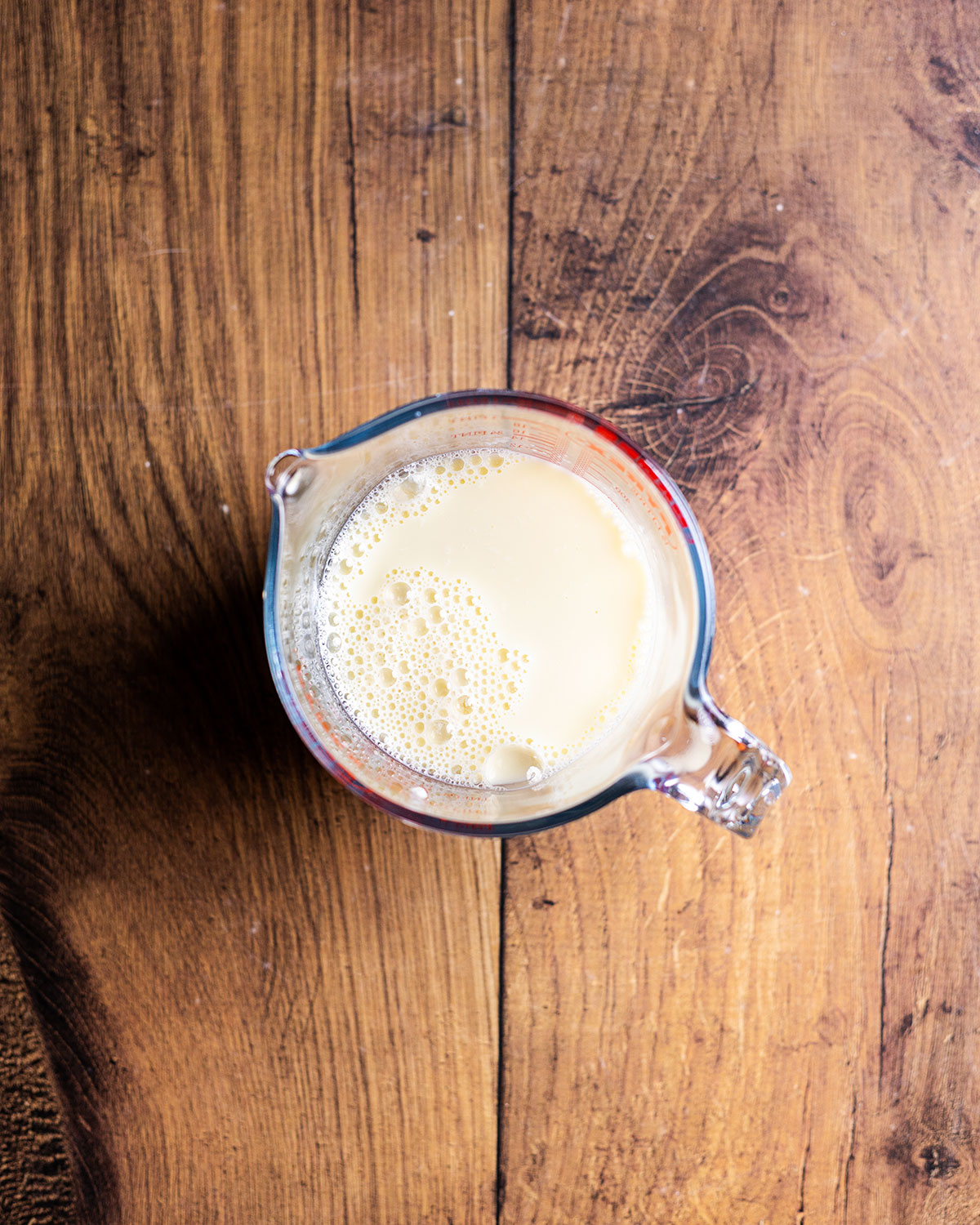 vegan buttermilk in a jug