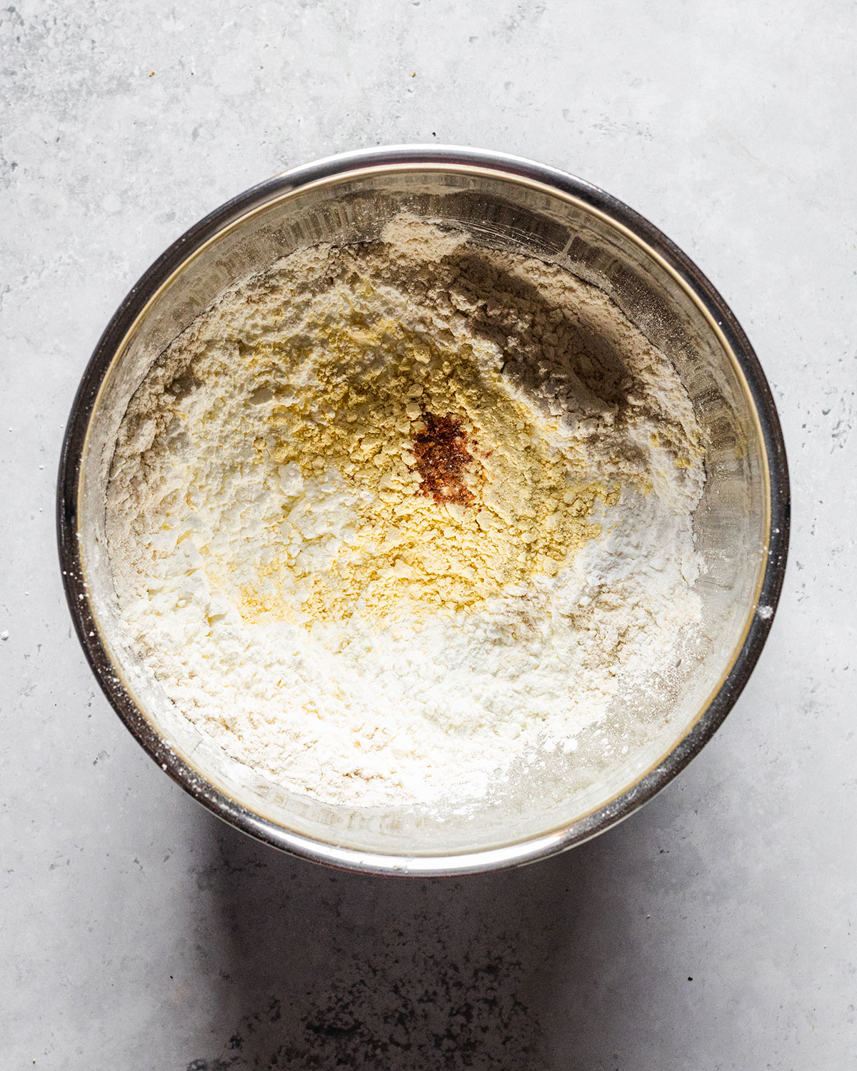 Dry ingredients for creating vegan Yorkshire pudding