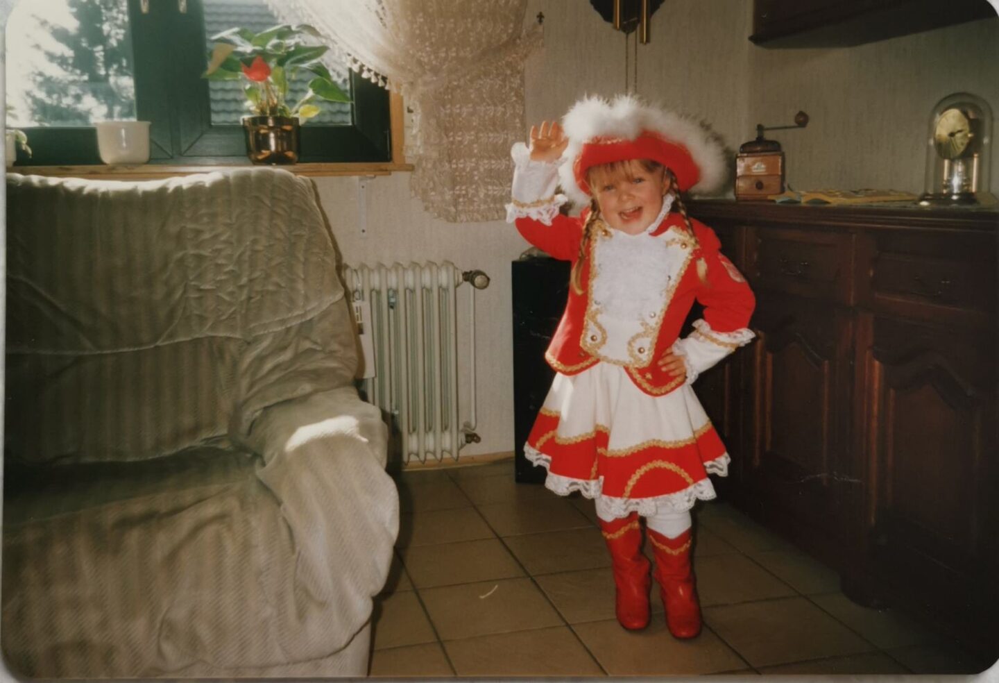 Romy London as a child in Germany