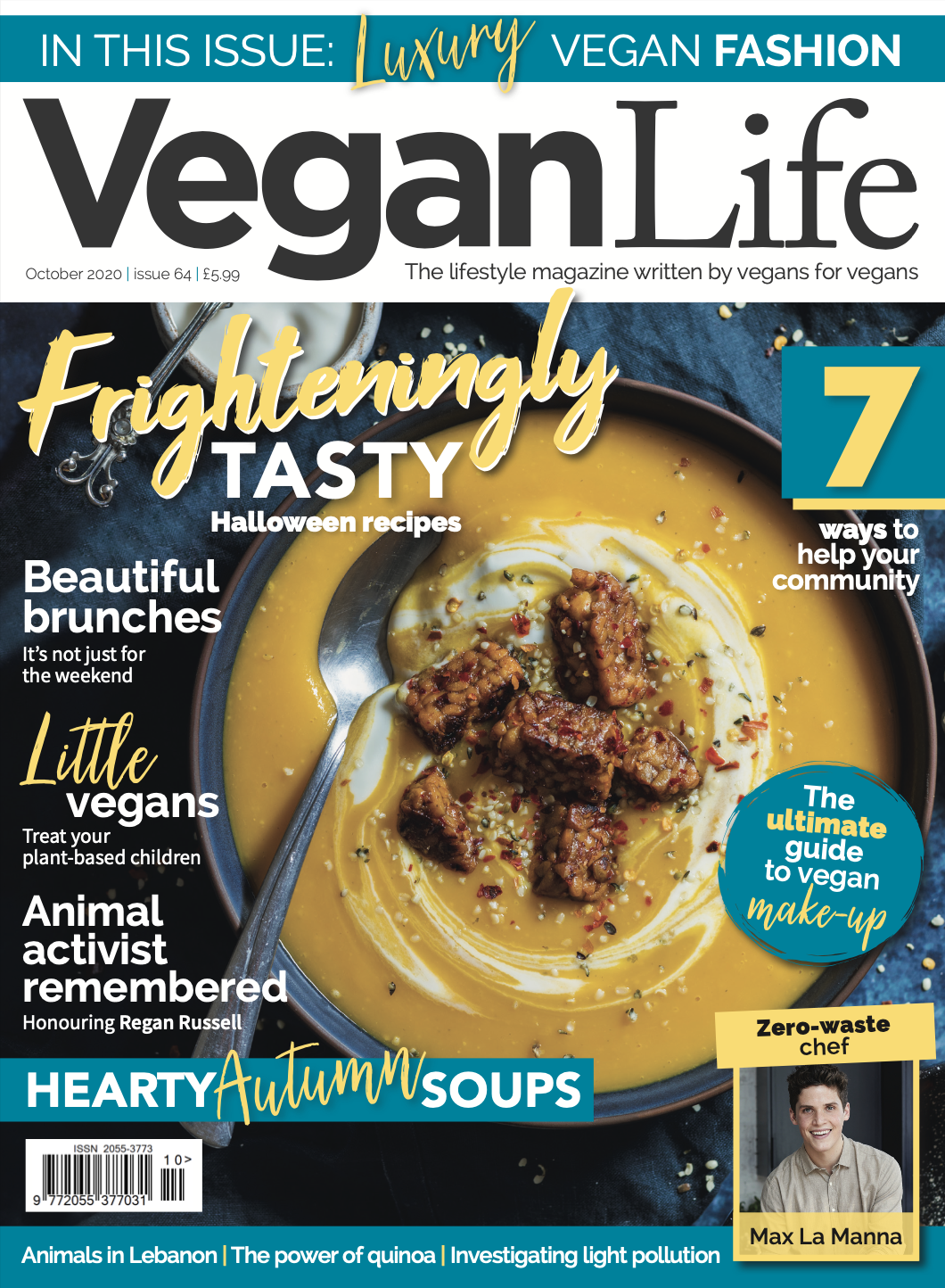 Vegan Lige Magazine Cover October 2020