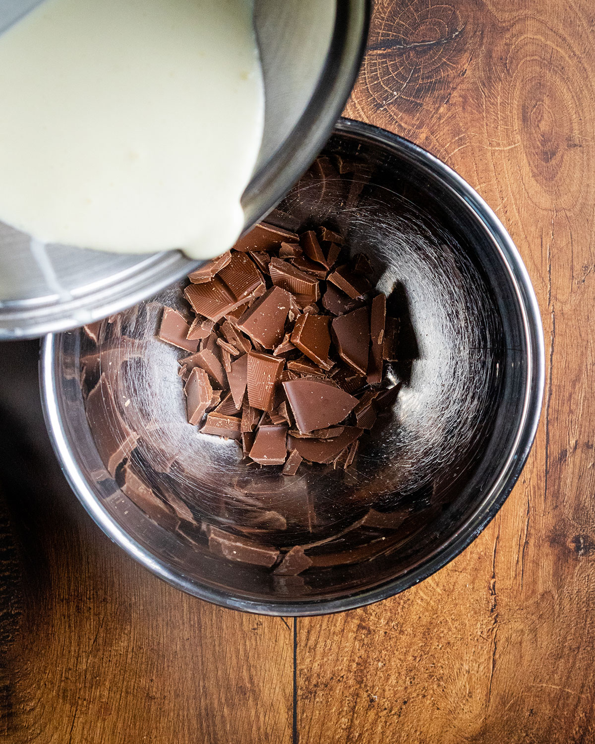 vegan chocolate in a bowl